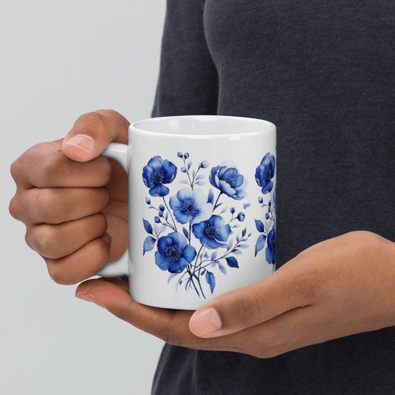 Blue Blossom Elegance