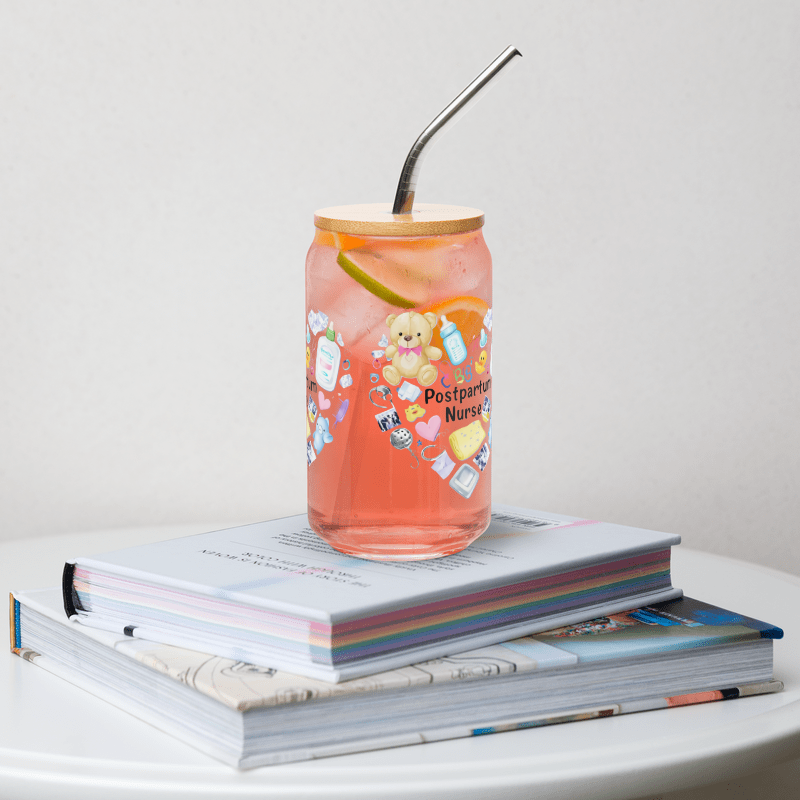 PostPartum Nurse Glass Cup